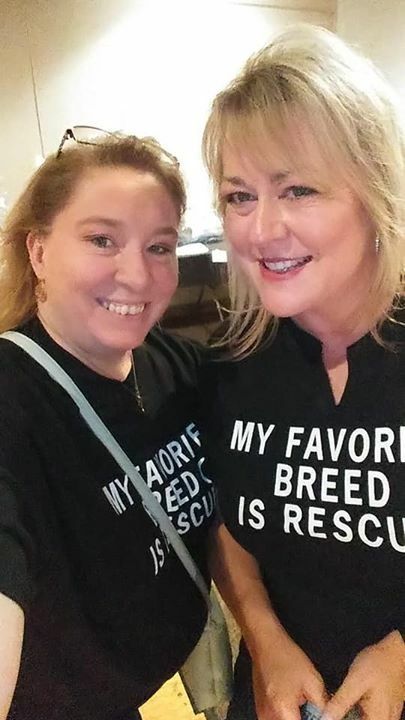 employees at a community event