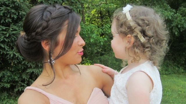 Bridesmaid hair